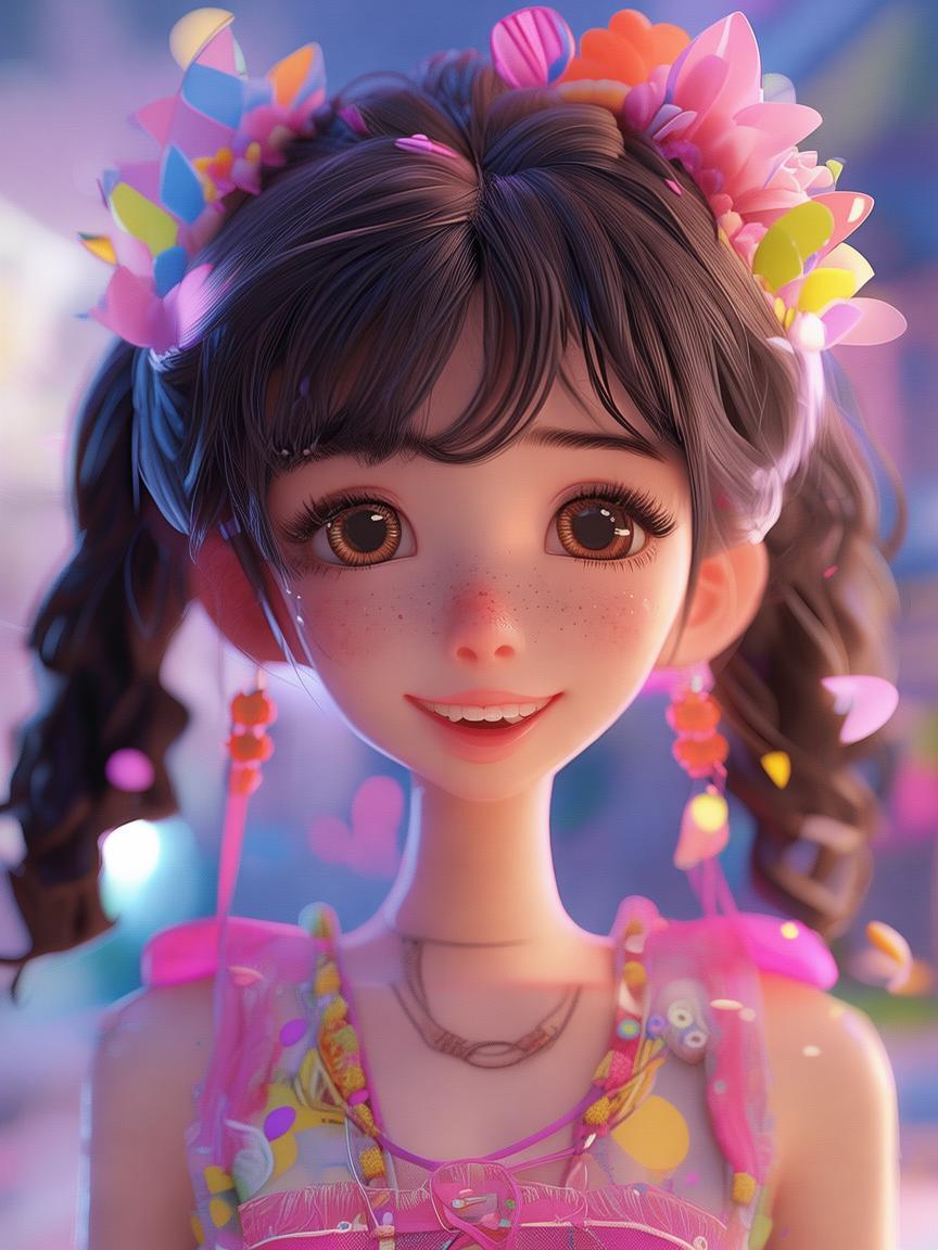 抖音很火的卡通头像女孩子_抖音卡通女头像流行吗？插图